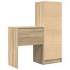 vidaXL Escritorio con caj&oacute;n 2 pcs Roble Sonoma