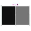vidaXL Toldo lateral retr&aacute;ctil para patio negro 200x300 cm