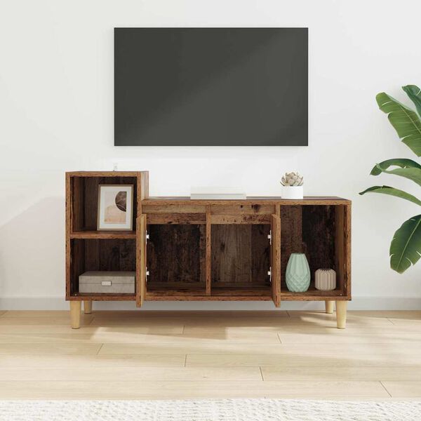 vidaXL Gabinete de TV Madera Vieja 100 x 35 x 55 cm