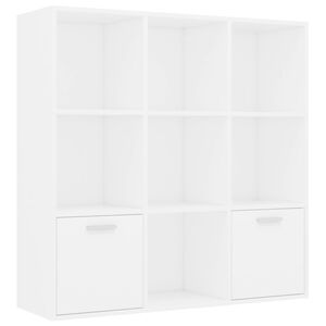 vidaXL Estanter&iacute;a de madera contrachapada blanco 98x30x98 cm