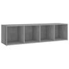 vidaXL Muebles de sal&oacute;n 3 piezas madera de ingenier&iacute;a gris hormig&oacute;n