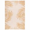 vidaXL Alfombra de exterior tejido plano estampado de hoja 160x230 cm