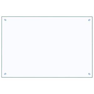 vidaXL Protector contra salpicaduras cocina vidrio templado 90x60 cm
