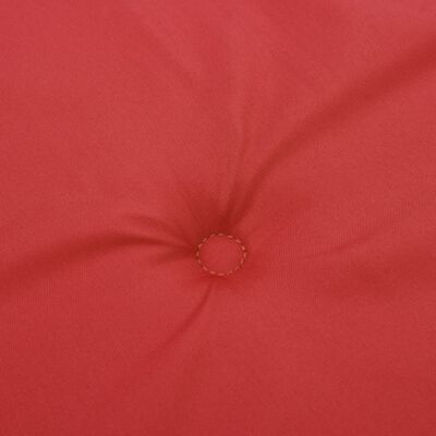 vidaXL Cojín de banco de jardín tela Oxford rojo 100x50x3 cm