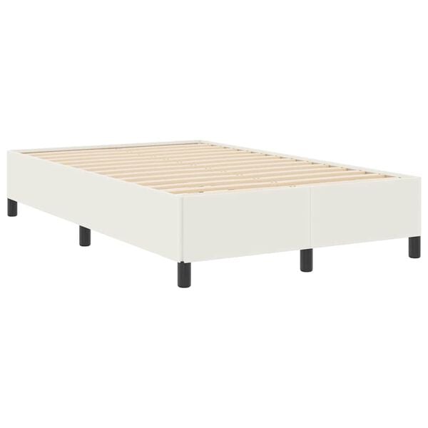 vidaXL Cama tipo Box Spring Crema 120 x 200 cm Tela de Pana
