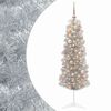vidaXL &Aacute;rbol de Navidad artificial estrecho con bolas 150 cm 150 LED