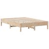 vidaXL Cama con estantería sin colchón madera maciza de pino 140x200cm