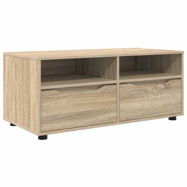 vidaXL Gabinete de TV con caj&oacute;n Roble Sonoma 100 x 48 x 43 cm