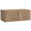 vidaXL Mueble de TV de pared 59,5 x 41 x 30 cm Roble Artesanal