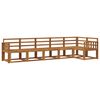 vidaXL Conjunto de sof&aacute;s de exterior 6 pcs Natural