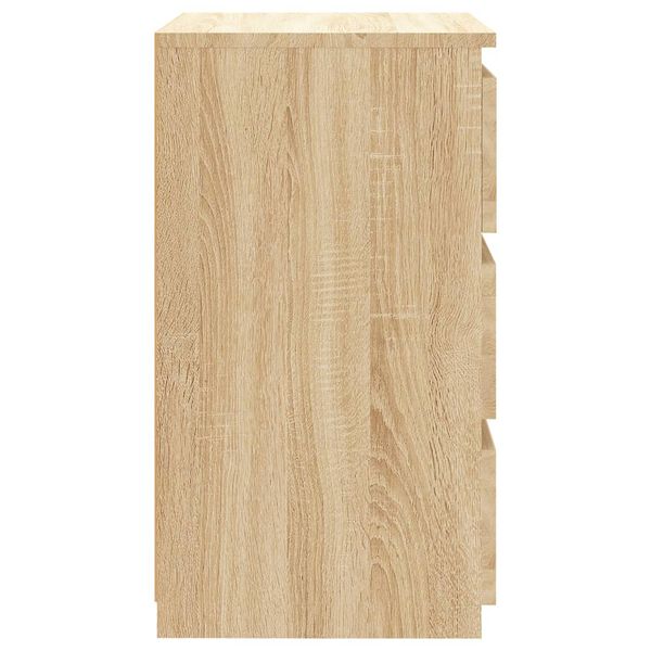 vidaXL Mesita de noche madera contrachapada roble Sonoma 40x35x62,5cm