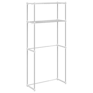 vidaXL Estante para lavadora 70 x 27 x 136 cm Aluminio