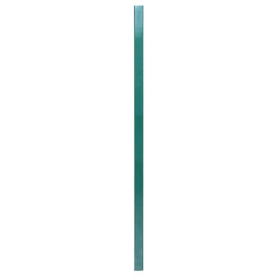 vidaXL Postes de valla 10 uds acero galvanizado verde 130 cm
