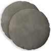 vidaXL Coj&iacute;n con almohada HEERLEN 2 uds. Gris Claro Terciopelo