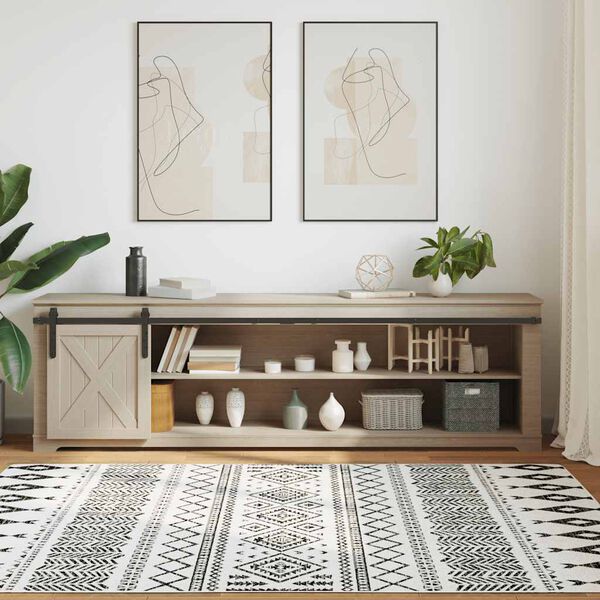 vidaXL Kit de puerta corredera de armario acero carbono 213 cm