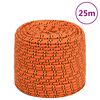 vidaXL Cuerda de barco polipropileno naranja 10 mm 25 m