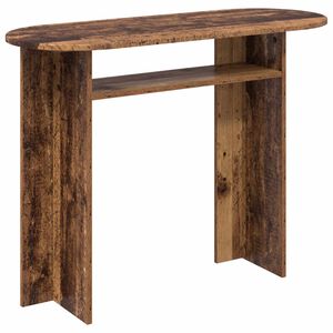vidaXL Mesa Consola Madera envejecida 100 x 39,5 x 75 cm