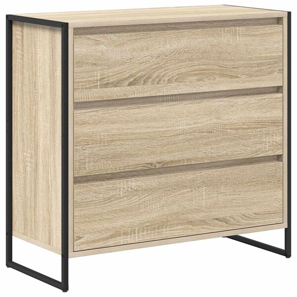 vidaXL Vitrina con caj&oacute;n Sonoma 79 x 36 x 75.5 cm Madera contrachapada