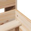 vidaXL Estructura de cama sin colch&oacute;n madera maciza de pino 160x200 cm