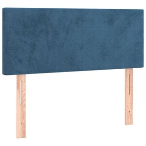 vidaXL Cabecero de terciopelo azul oscuro 90x5x78/88 cm