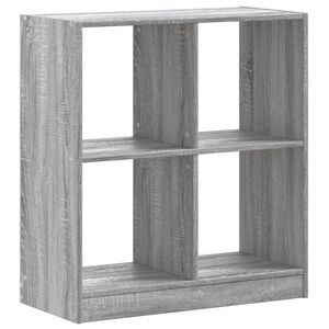 vidaXL Estanter&iacute;a de madera de ingenier&iacute;a gris Sonoma 68,5x32x75 cm