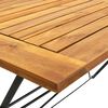 vidaXL Mesa plegable de jard&iacute;n de madera maciza de acacia 120x70x74 cm