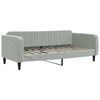 vidaXL Sof&aacute; cama de tela gris claro 100x190 cm