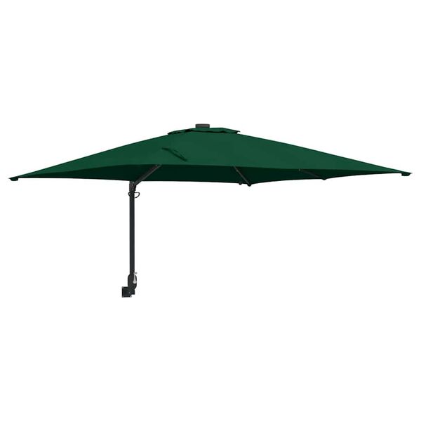 vidaXL Parasol de jardín Verde 248.5 x 247.5 x 160 cm tela