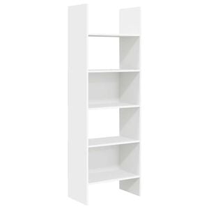 vidaXL Estanter&iacute;a librer&iacute;a madera contrachapada blanco 60x35x180 cm