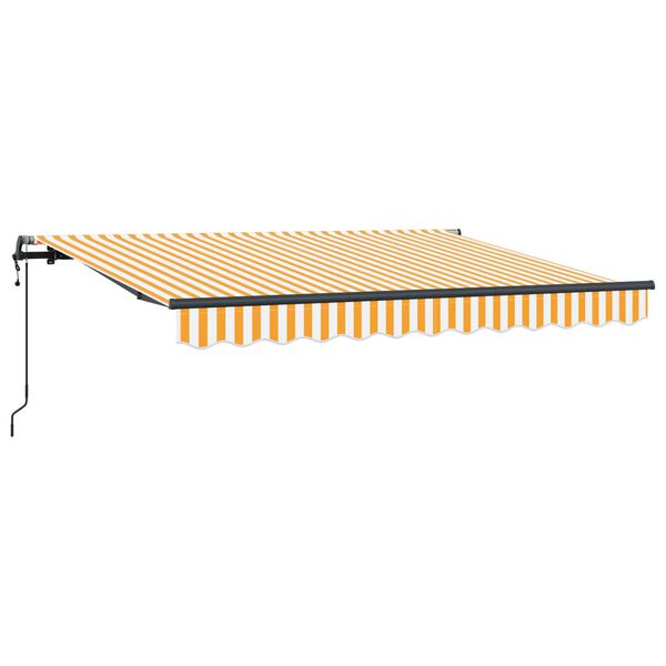 vidaXL Toldo Retr&aacute;ctil Amarillo 250 x 200 cm tela