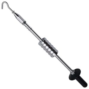 vidaXL Martillo de inercia con gancho acero al carbono 63 cm