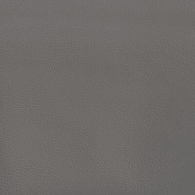 vidaXL Cama box spring con colchón cuero sintético gris 100x200 cm