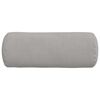 vidaXL Cojines Bolster 2 pcs Gris Claro Ø 15 x 40 cm