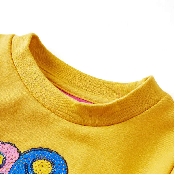 Sudadera infantil ocre oscuro 140