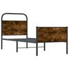 vidaXL Estructura de cama sin colch&oacute;n 80x200 cm madera roble Sonoma