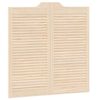 vidaXL Puertas batientes 100 x 50 cm Madera de Pino Maciza Natural