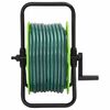 vidaXL Carrete de manguera de pie con set racores PVC verde 0,75" 20 m