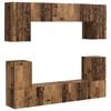 vidaXL Conjunto de mueble de TV 5 uds. Madera vieja