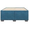 vidaXL Estructura de cama terciopelo azul oscuro 120x190 cm