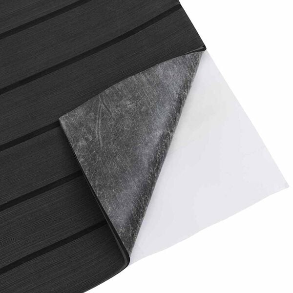 vidaXL Piso para Barco Gris oscuro y negro 240 x 90 cm Espuma EVA