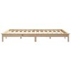 vidaXL Estructura de cama madera maciza de pino 120x200 cm