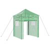 vidaXL Invernadero con marco pop-up Verde 200 x 200 x 300 cm Hierro