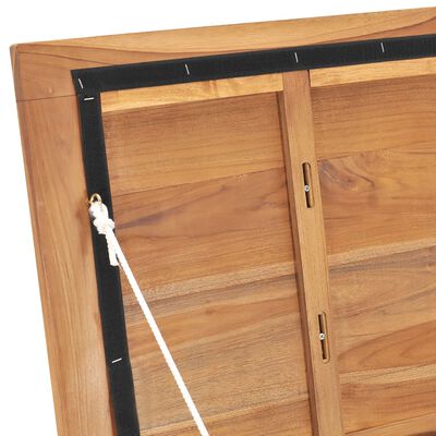 vidaXL Caja de almacenaje de jardín madera maciza de teca 60x50x58 cm