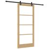 vidaXL Puerta Corredera Natural 93 x 211 cm