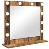 vidaXL Espejo de Tocador Rectangular Madera vieja 60 x 55 x 18 cm