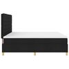 vidaXL Cama tipo Box Spring con colch&oacute;n Negro 200 x 200 cm tela