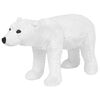 vidaXL Oso polar de peluche de pie blanco XXL