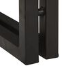 vidaXL Mesa auxiliar 30 x 30 x 40 cm Madera recuperada maciza y metal