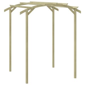 vidaXL Pérgola de jardín madera de pino impregnada 180x197x210 cm