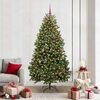 vidaXL &Aacute;rbol de Navidad artificial Verde 210 cm PVC y Metal